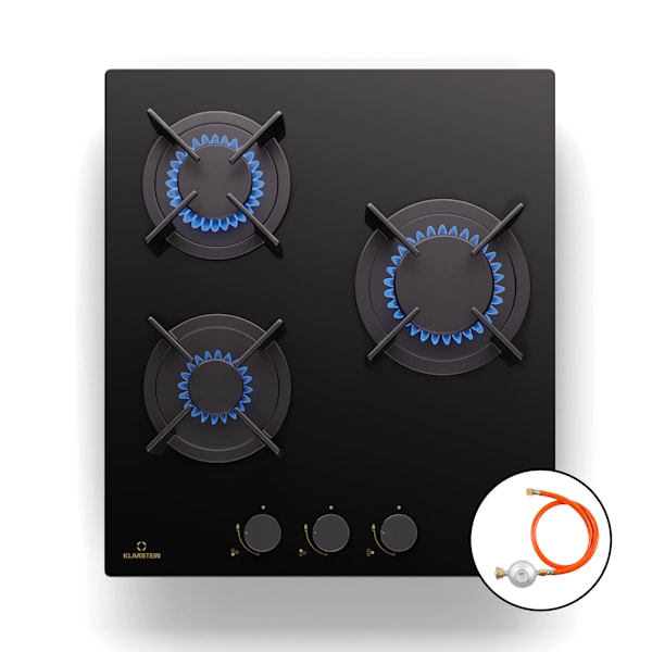 Goldflame 45cm Gáz főzőlap 3 égő Fekete - 10045623