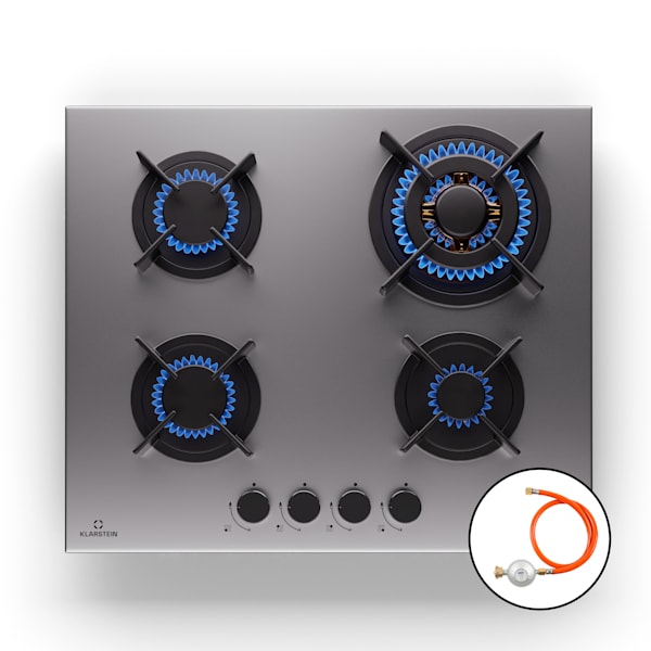 Goldflame 60cm Gáz főzőlap 4 égő Ezüst - 10045624