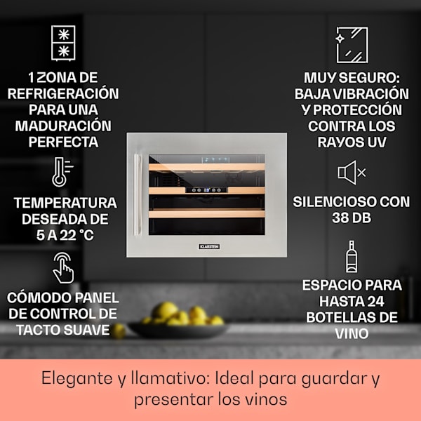 Vinsider 24 Built-In Uno Nevera para vinos empotrable