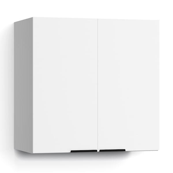 WoodVista hoge kast | soft-close | aluminium handgrepen - 10046273