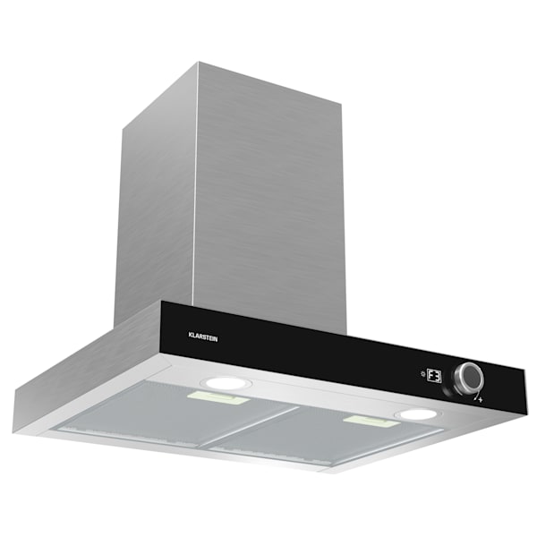 AirNova 60cm 614m³/h Campana Extractora de Pared Plata