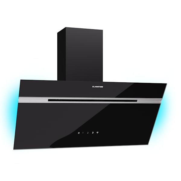 Alina 80cm 615m³/h Campana Decorativa Negro