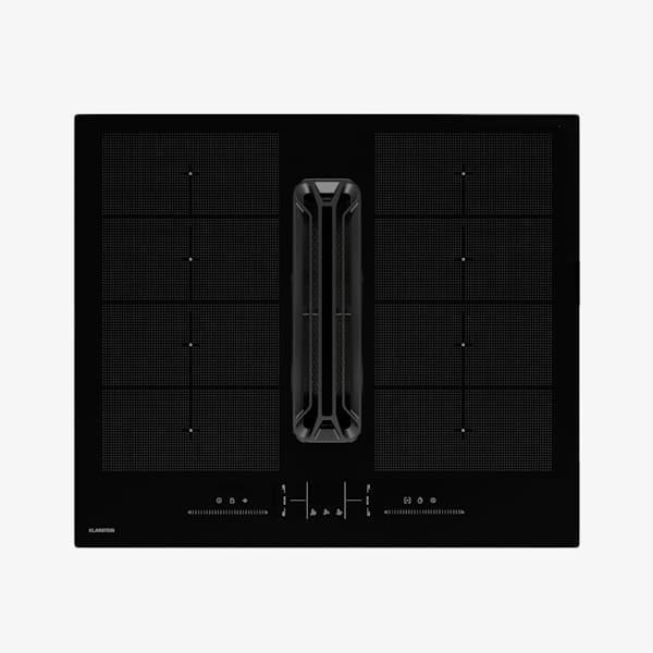 AirJet FlexPro 60cm Placa de Inducción con Extractor Integrado Negro