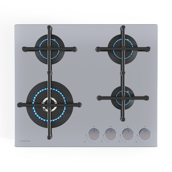 Illuminosa 60cm Gáz főzőlap 4 égő Ezüst - 10046704