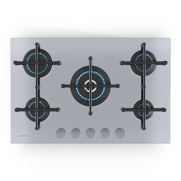 Illuminosa 75cm Gáz főzőlap 5 égő Ezüst - 10046705