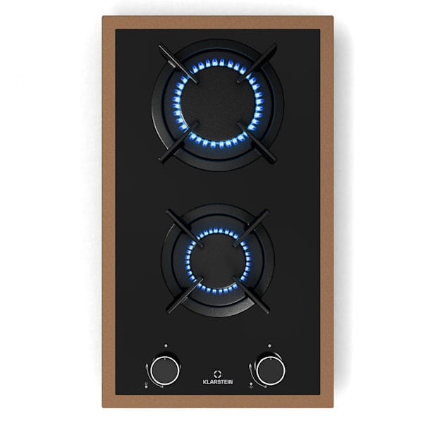 Lumiflame 30cm Gáz főzőlap 2 égő Fekete - 10046708