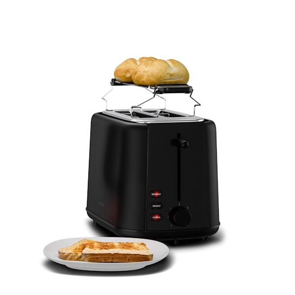 Velaire - Tostapane a 2 scomparti, 800 W, nero - 10047379