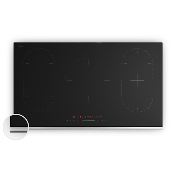 Verosteel induction cooktop | Elegant, minimalist, powerful | 5 cooking zones | 12,200 W | 90 cm - 10047408