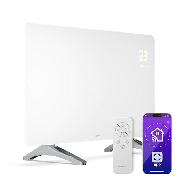 Wonderglass Smart 480W 57,6x90cm Painel Aquecedor Infravermelho Branco