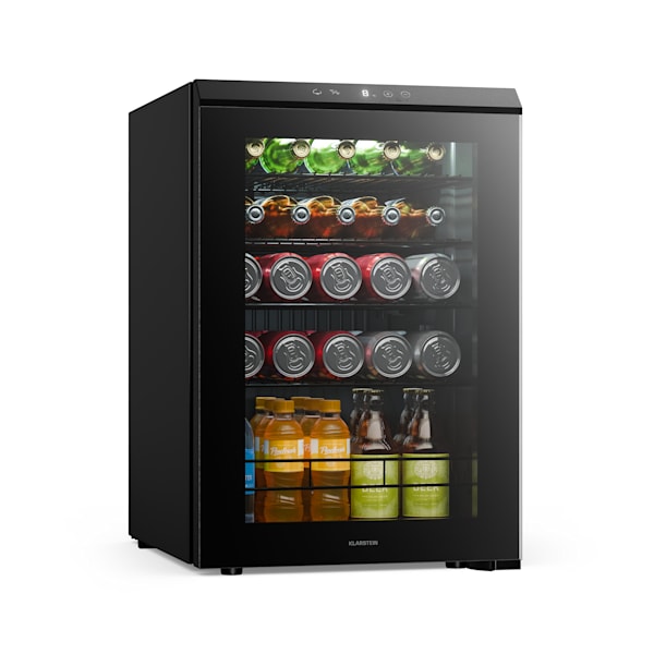 Bevora 65cm 62L Frigo à Boisson avec Porte Vitrée Noir - 10048319
