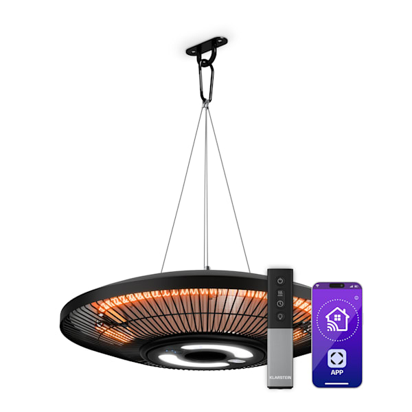 LumiHeat infrardeči stropni grelec 2000 W 15 m² - 10048654