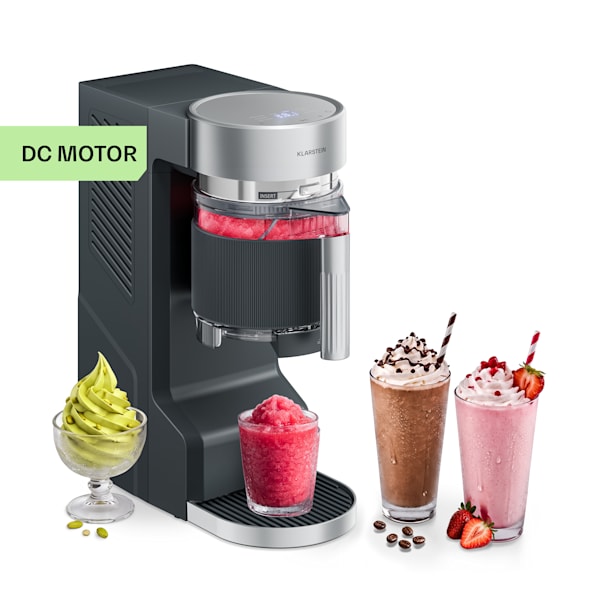 VertiFrost 160W 1,2L Eismaschine mit Kompressor Schwarz - 10048901
