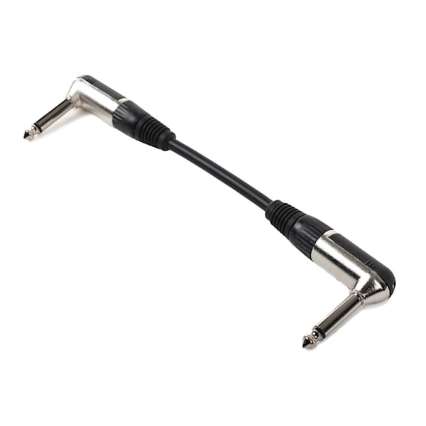 povezovalni kabel, komplet dveh kablov, 6,35 mm jack, 15 cm, ukrivljeni konektorji - 60001275