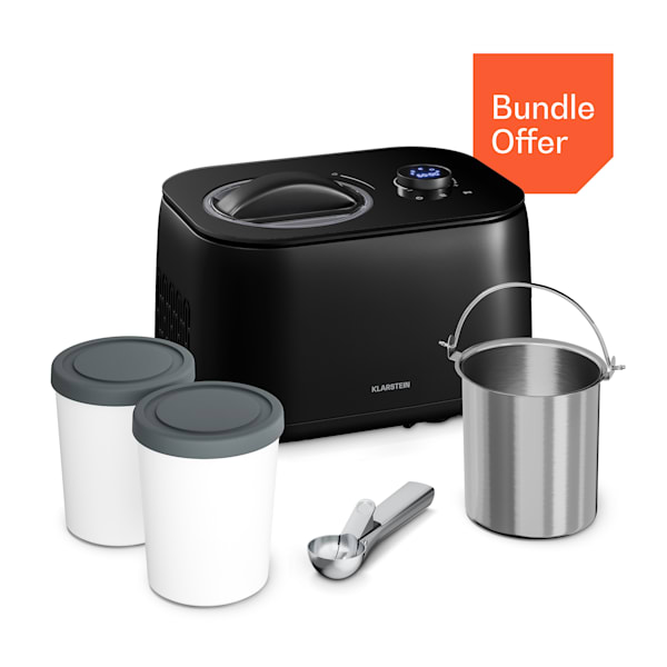 FrostFusion Evo 1L 100W Aparat za Sladoled in Jogurt Črna - 60003303