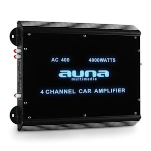 W2-Ac400 Amplificatore Finale Auto 4000W - 360W RMS 4 Canali