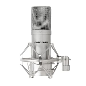 MIC-900S Micrófono condensador estudio USB Plateado