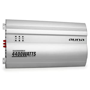 Silverhammer Ampli auto 4 canaux 4400W -argent