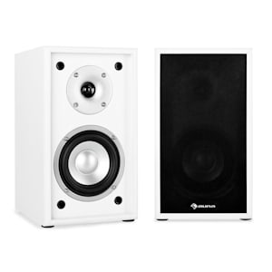Linie-300-SF-WH Paire d'enceintes d'étagère passives 70W RMS -blanc