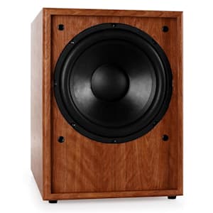 Line 300-SW-WN Active 10" Subwoofer - Walnut Wood