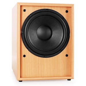 Linie-300-SW-BH Aktiv-Subwoofer AUX Buche
