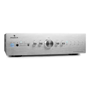 CD708 Stereo-Verstärker AUX Phono Silber 600W