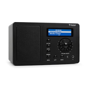 IR-130 Radio Internetradio W-LAN Streaming schwarz