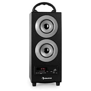 Beachboy Bluetooth-Lautsprecher USB SD AUX UKW/MW silber