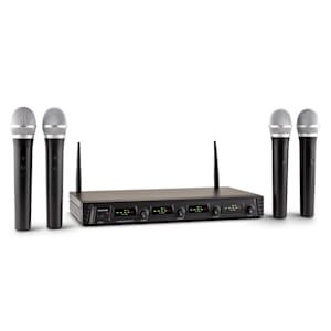 Duett Quartett Fix V1 4-Kanal UHF-Funkmikrofon-Set 50m Reichweite