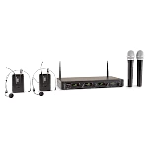 Duett Quartett Fix V2 set de micro UHF sans fil 4 canaux 50m de portée