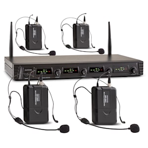 Duett Quartett Fix V3 set de 4 micros UHF sans fil 4 canaux portée 50m