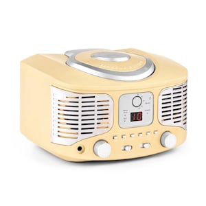 RCD320 Retro-CD-Player UKW AUX creme