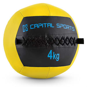 Epitomer Wall Ball 4kg cuir synthétique -jaune