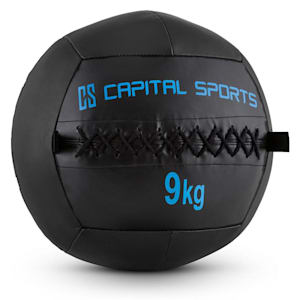 Epitomer väggboll 9kg konstläder svart
