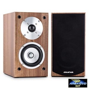 Linie-501 BS-WN Paire enceintes de bibliothèques passives 50W RMS - noyer