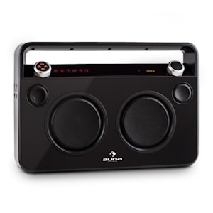 Bebop Equipo de sonido USB Bluetooth AUX MIC Batería Negro