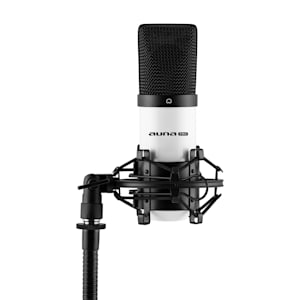 MIC-900WHMicrophone à condensateur USB studio -blanc