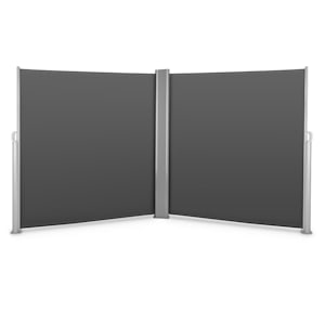 Bari Doppio 620 Doppel-Seitenmarkise 6x2,0 m Aluminium anthrazit