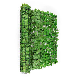 Fency Bright Leaf insynsskyddsstaket vindskydd 300x150 cm bok ljusgrön