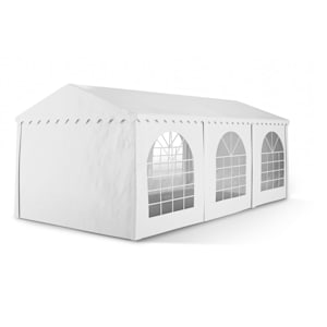 Sommerfest 3x6m 500 g/m² partytält festtält PVC flamsäkert vit