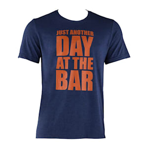 Tränings-T-shirt för män storlek L navy