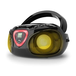 Roadie CD Boombox radio VHF espectáculo de luces reproductor de CD Bluetooth 5.0