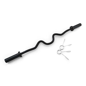 Accretor 120 SC Super curl barre 120cm 50mm max. 272 kg Acier - noir