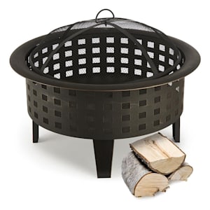 Brasero Boston de 70 cm Ø en acero tintado