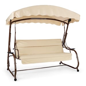 High Society Balancelle balançoire de jardin terrasse 220 cm - marron