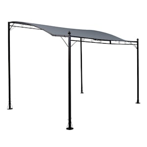 Allure, pergola, árnyékoló, pavilon, 300 x 250 cm, poliészter, sötétszürke