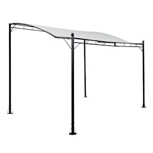 Allure pergola voordak aanbouwpaviljoen 300x250cm Polyester lichtbeige