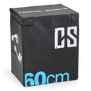 Rooksy Soft Jump Box Boîte plyométrique 60x50x30 cm - noir