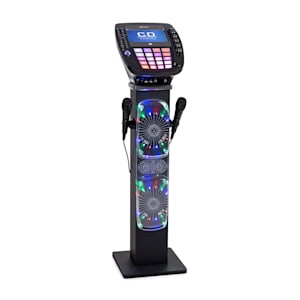 KaraBig máquina de karaoke Bluetooth LED 7" TFT CD USB altavoz integrado