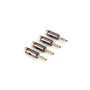 Banana Plug Premium Bananenstecker 24k vergoldet 4 mm²