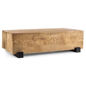 Blockhouse Lounge balkbord trädgårdsbord timmer-bord 120x30x60 cm